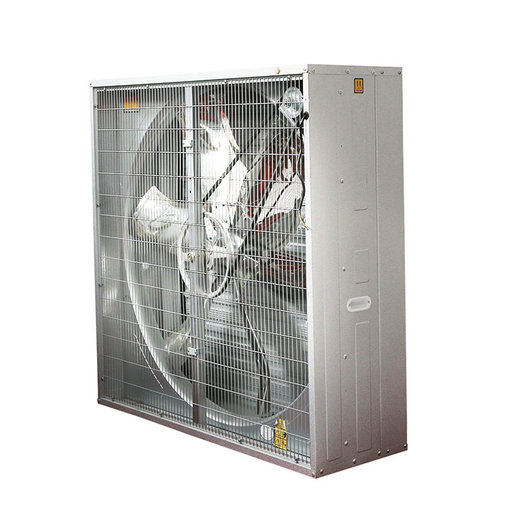 Ventilateur d'échappement de volaille en feuille galvanisée
